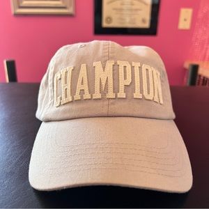 Champion grey baseball cap hat